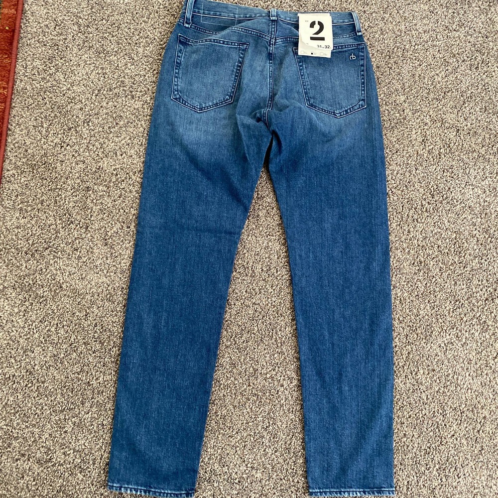 Rag & Bone Men's Fit 2 Blue Jeans - Size 31" x 32" - Picture 4 of 4